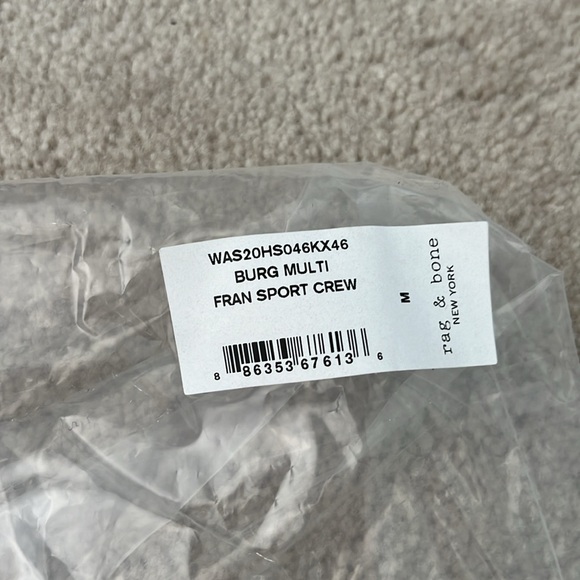 NWT Rag & Bone Fran Sport Crew - Picture 3 of 5